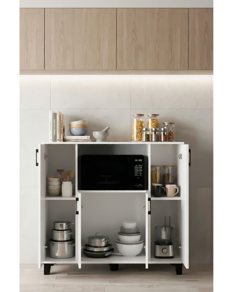 Goldfalez Mikrodalga Dolabı Beyaz 120 cm