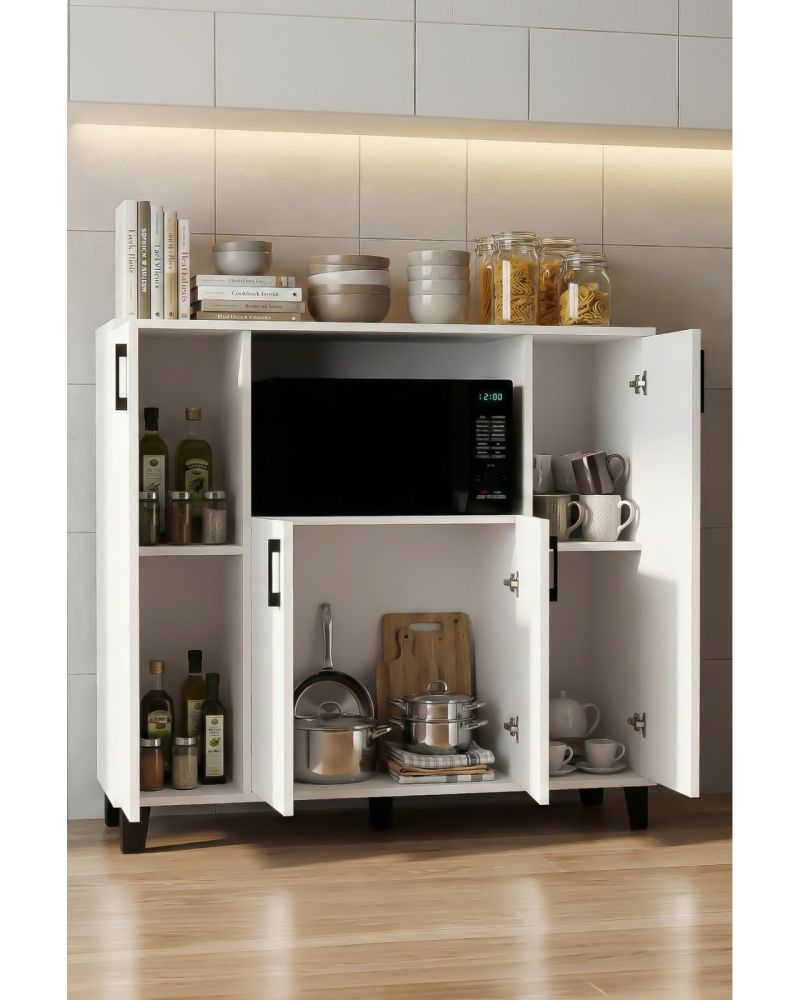 Goldfalez Mikrodalga Dolabı Beyaz 120 cm