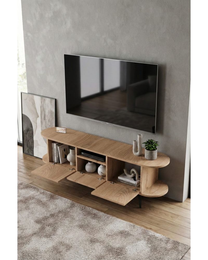 Goldfalez Mira TV Sehpası Suntalam Bej 160x35 cm