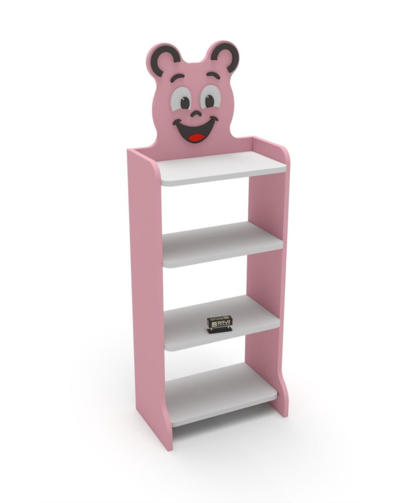 Goldfalez Happy Face Çocuk Kitaplığı Pembe