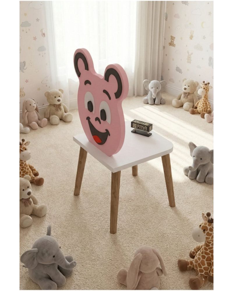 Goldfalez Happy Face Çocuk Sandalyesi Pembe