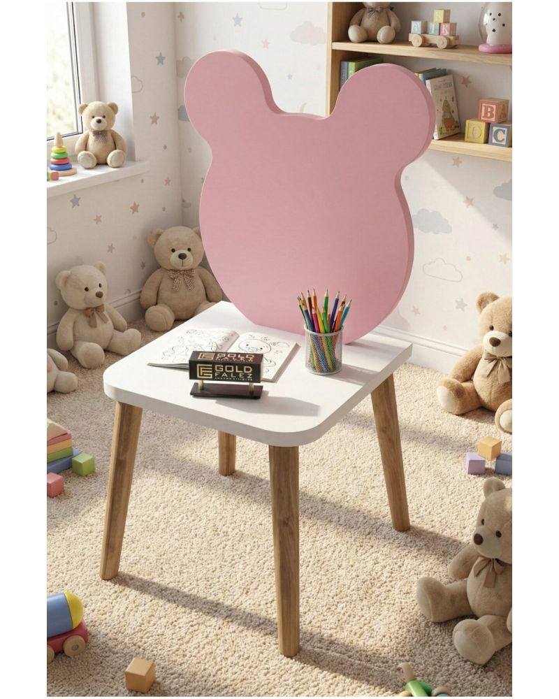 Goldfalez Happy Face Çocuk Sandalyesi Pembe