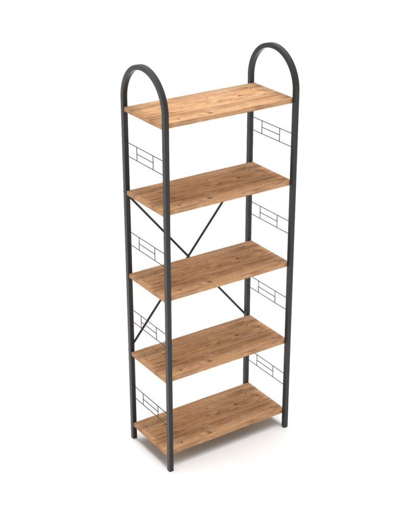 Goldfalez Metal Kitaplık Atlantik Çam 180 cm