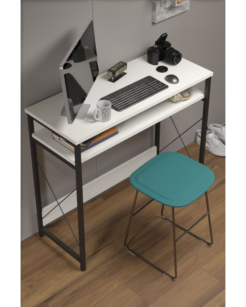 Goldfalez Çalışma Masası Beyaz 90 cm