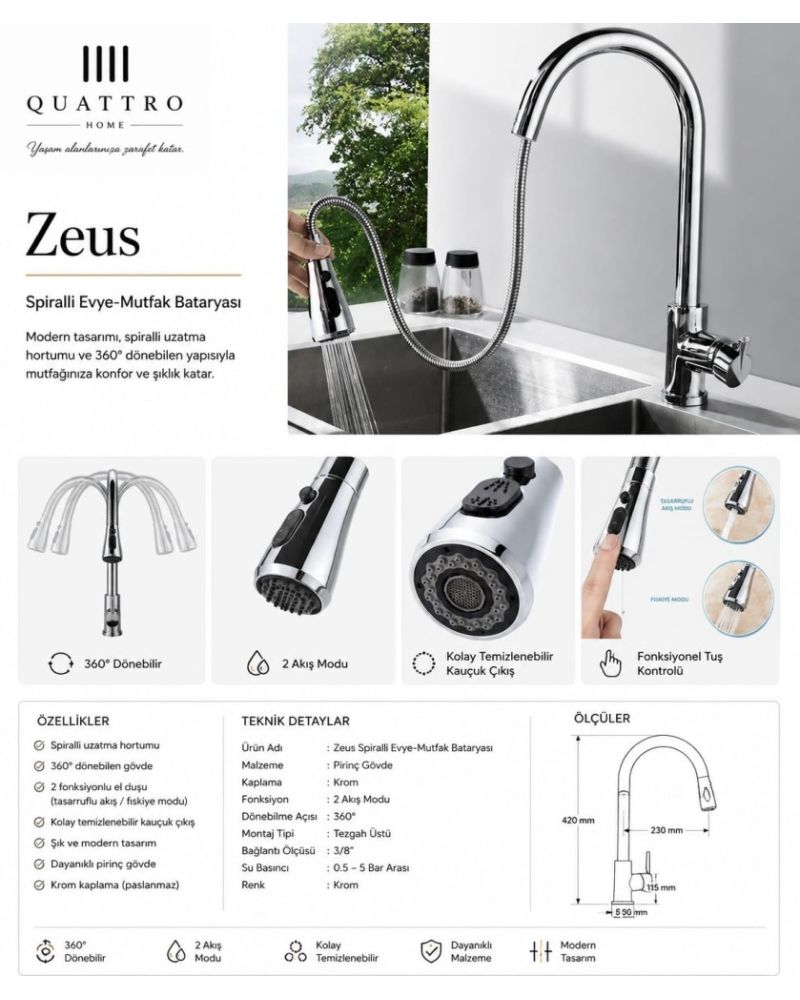 Zeus Spiralli Evye Bataryası