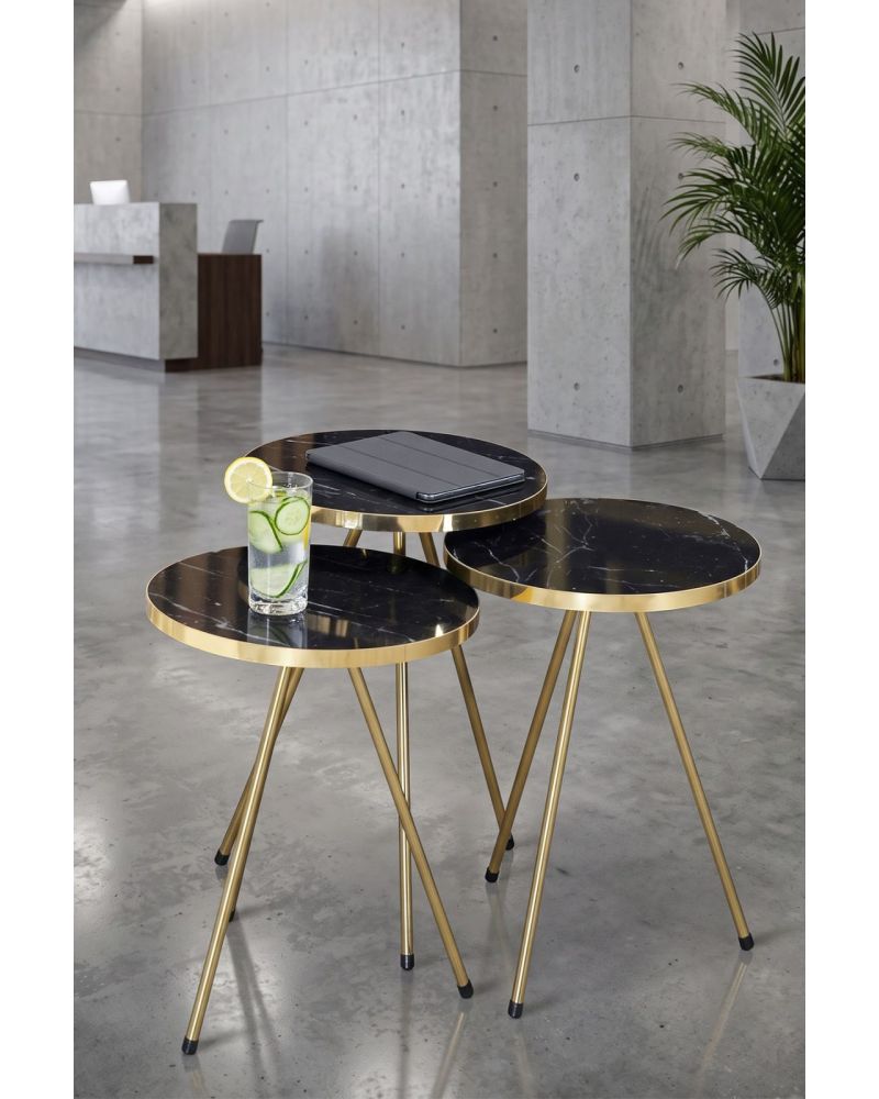 Goldfalez Metal Gold Zigon Siyah 3'lü