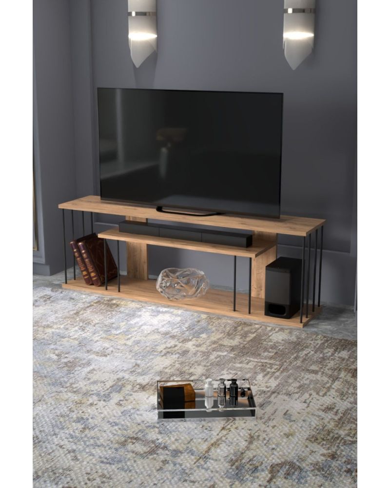 Goldfalez Gzd Plus TV Ünitesi Kahverengi Çam