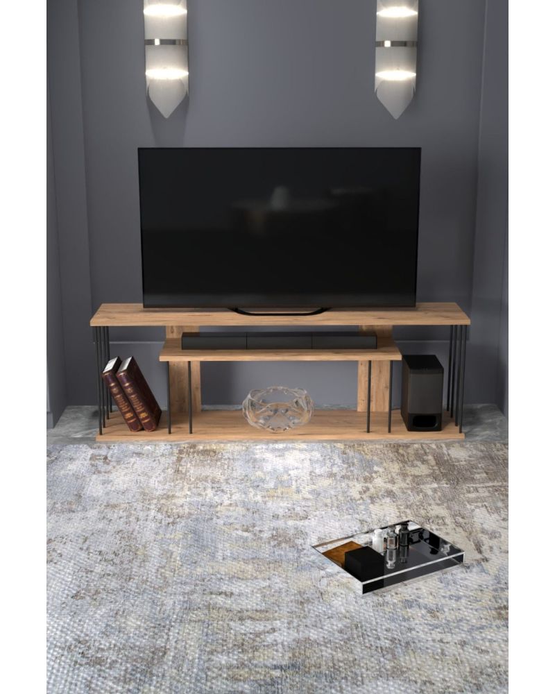 Goldfalez Gzd Plus TV Ünitesi Kahverengi Çam