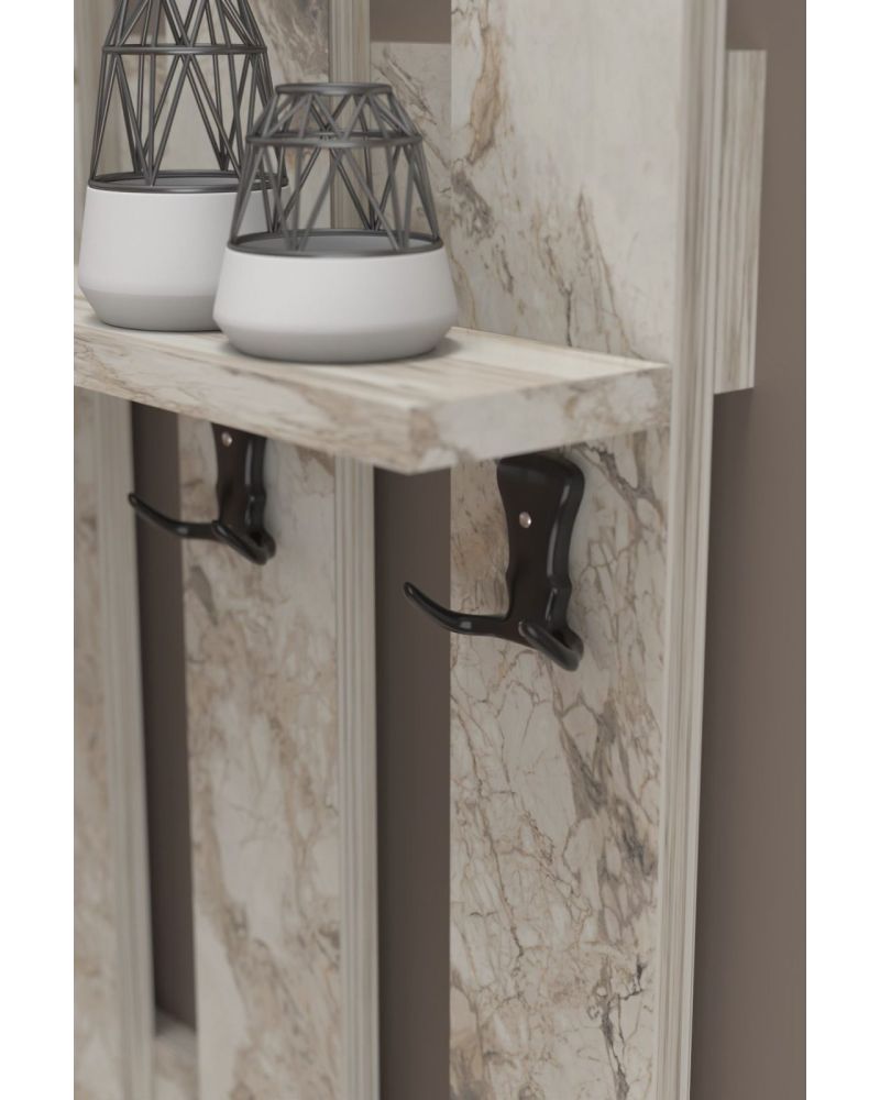 Goldfalez Country Duvar Askılığı Beyaz 60 cm