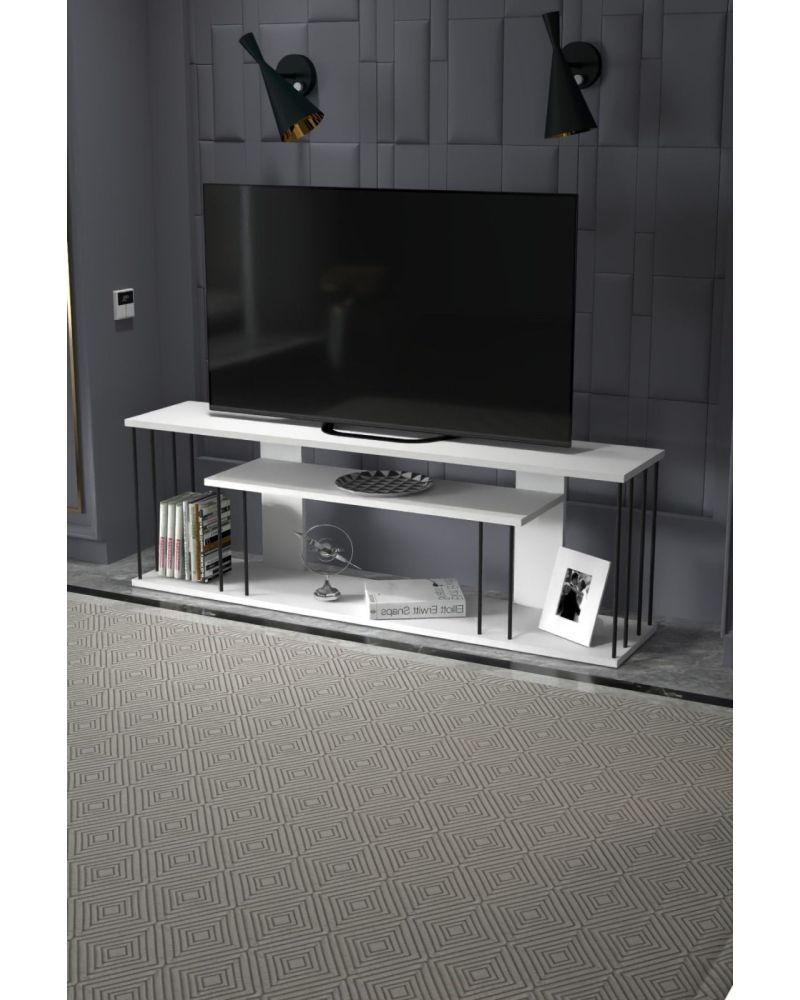 Goldfalez Gzd Plus TV Ünitesi Beyaz 140 cm