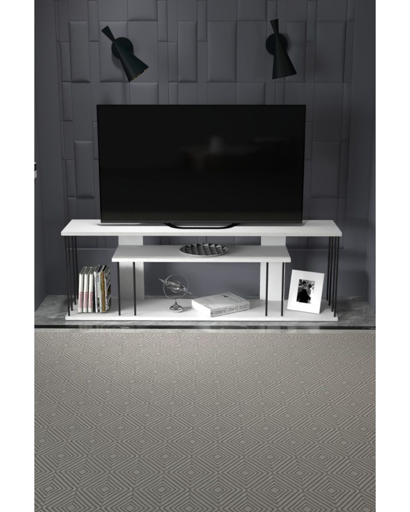 Goldfalez Gzd Plus TV Ünitesi Beyaz 140 cm