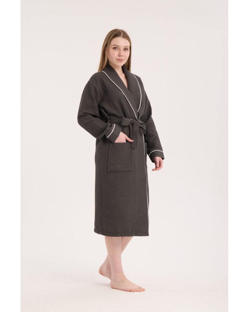 Unisex Soho Pike Bornoz - Antrasit