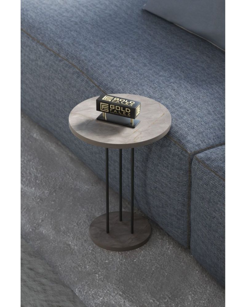 Goldfalez Metal Terra Zigon Gordion Gri 3'lü