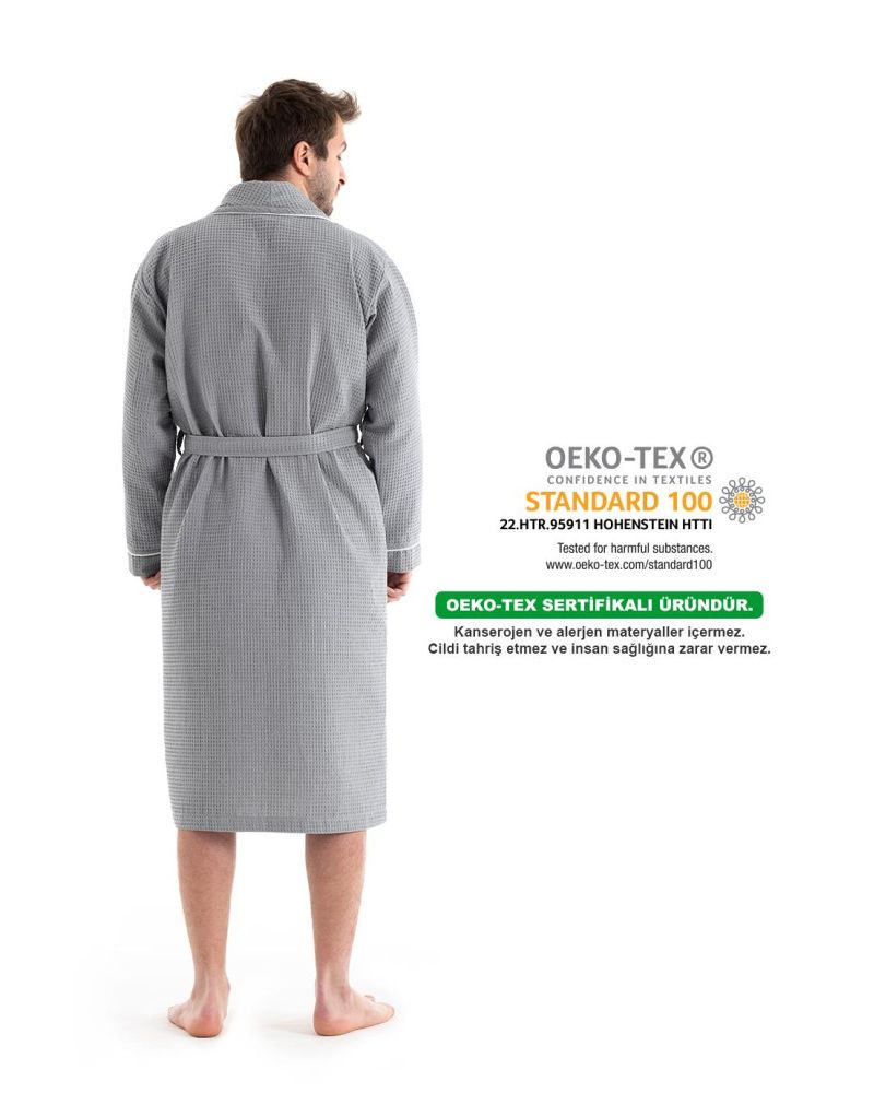 Unisex Soho Pike Bornoz - Gri