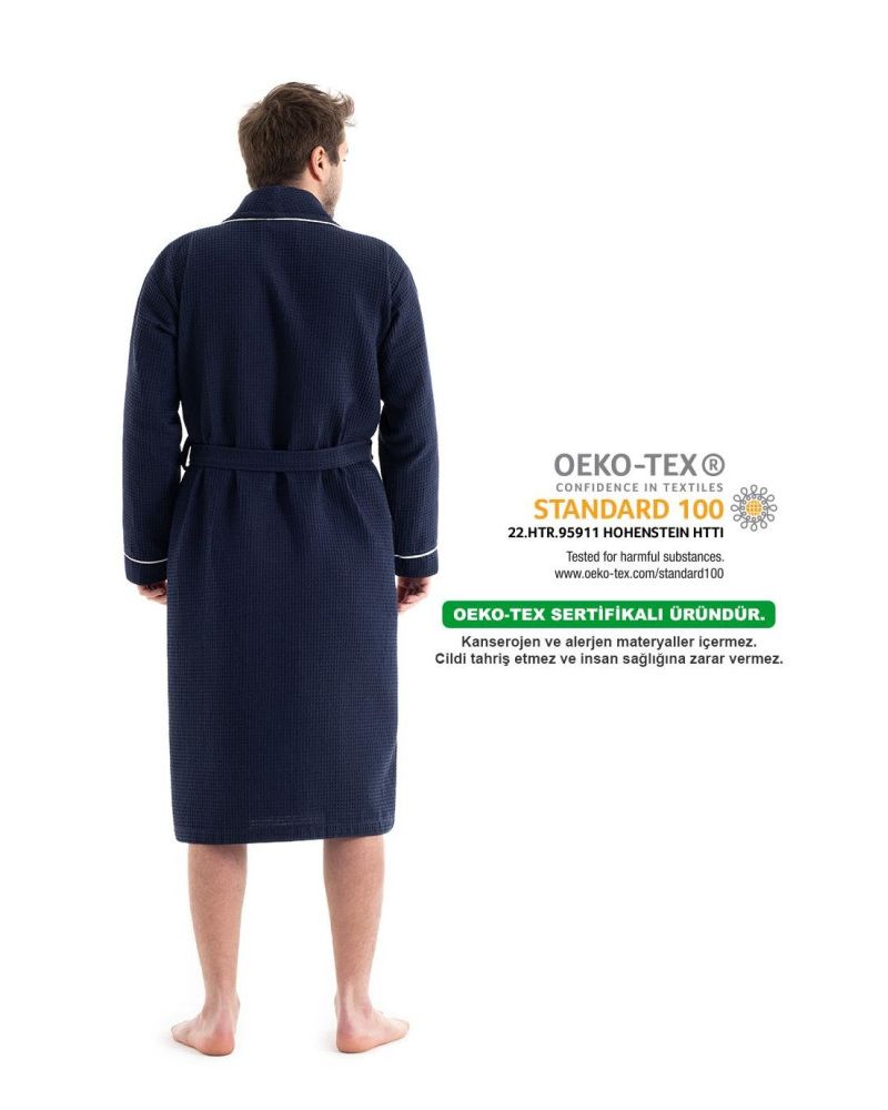 Unisex Soho Pike Bornoz - Lacivert