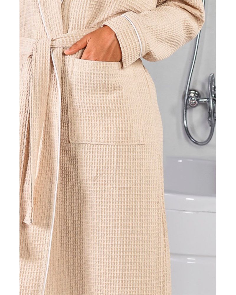 Unisex Soho Pike Bornoz - Bej