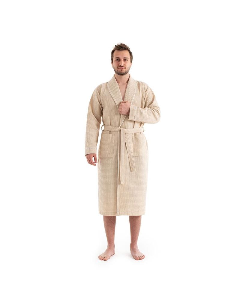 Unisex Soho Pike Bornoz - Bej
