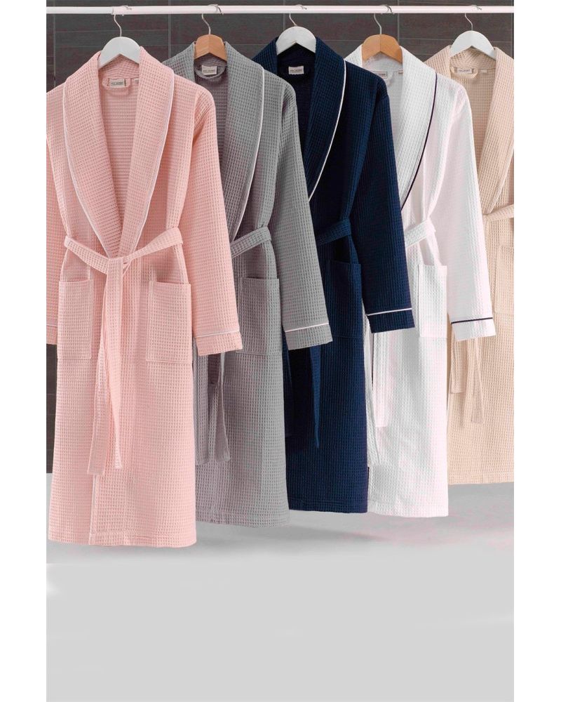 Unisex Soho Pike Bornoz - Pudra
