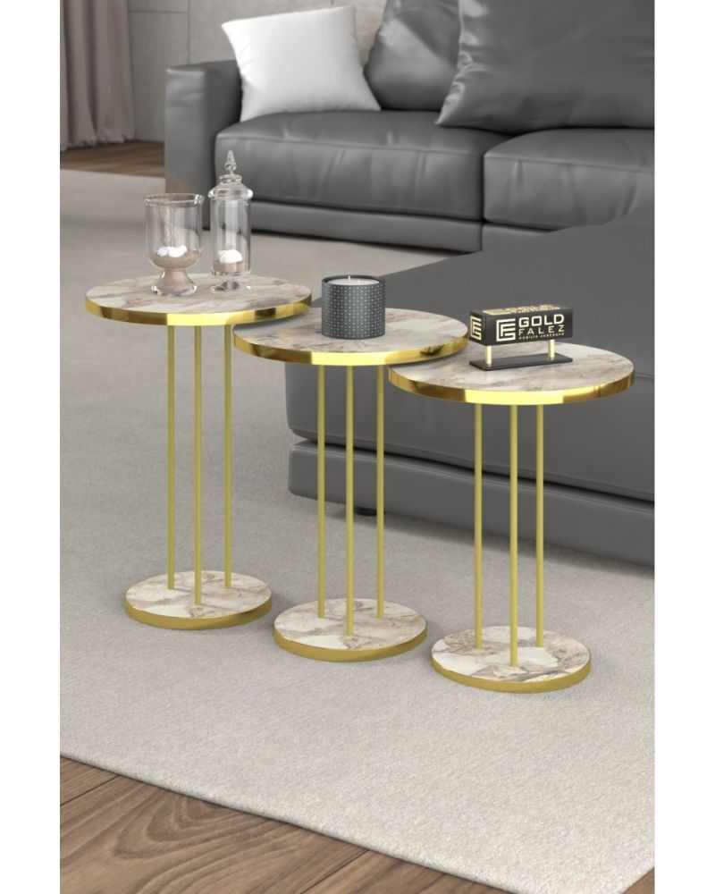 Goldfalez Gold Terra Zigon Efes Beyaz 3'lü