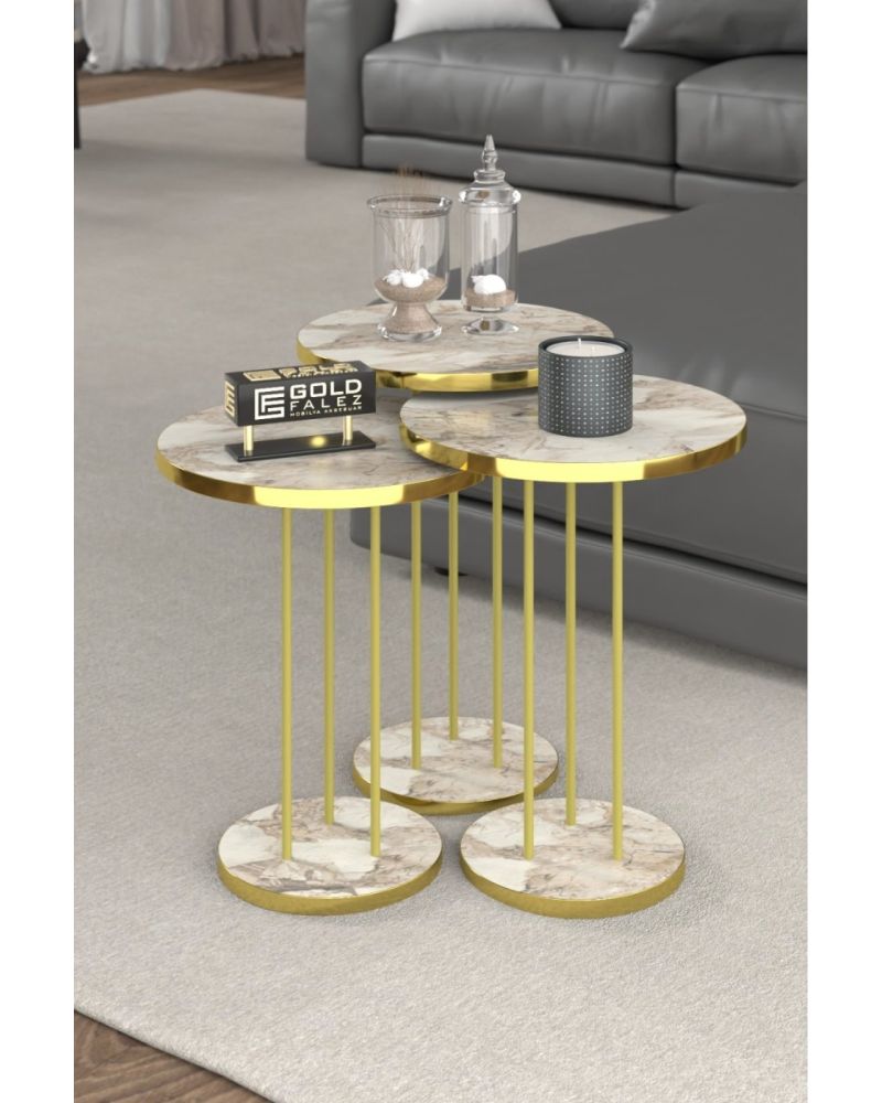 Goldfalez Gold Terra Zigon Efes Beyaz 3'lü