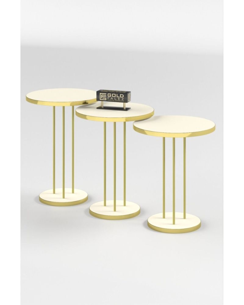 Goldfalez Gold Terra Zigon Krem Bej 3'lü