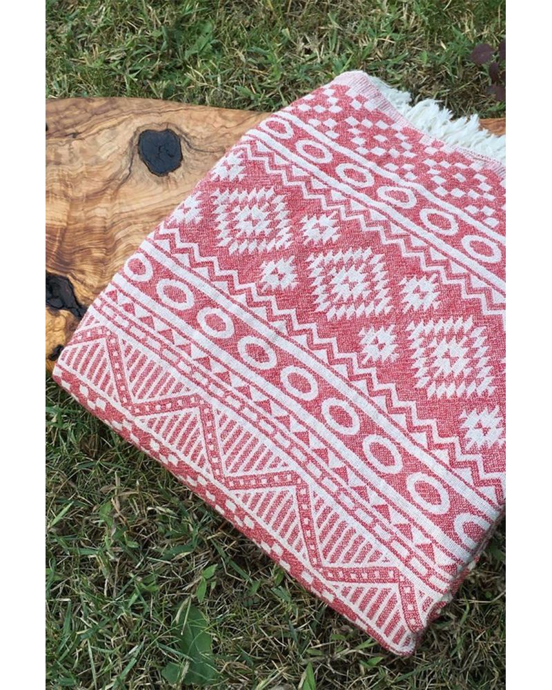 Cicim Kilim Peştemal - Kırmızı
