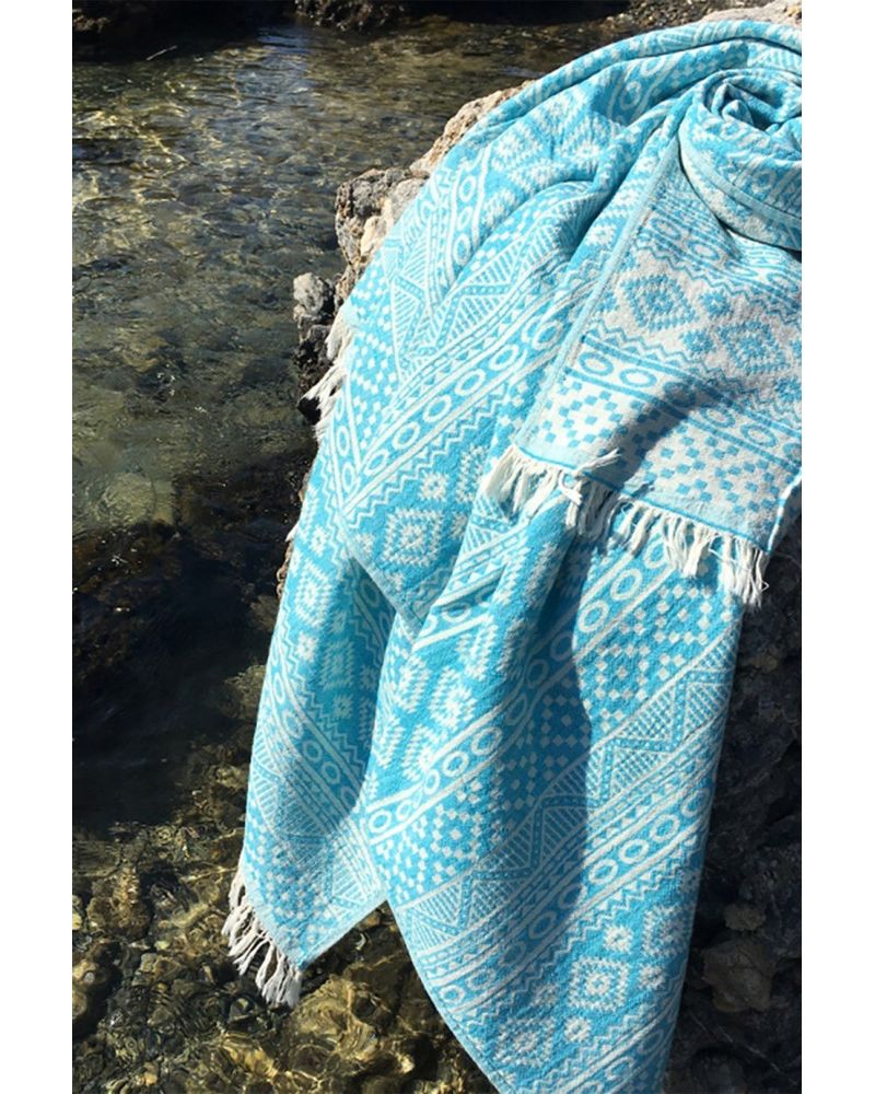 Cicim Kilim Peştemal - Turkuaz