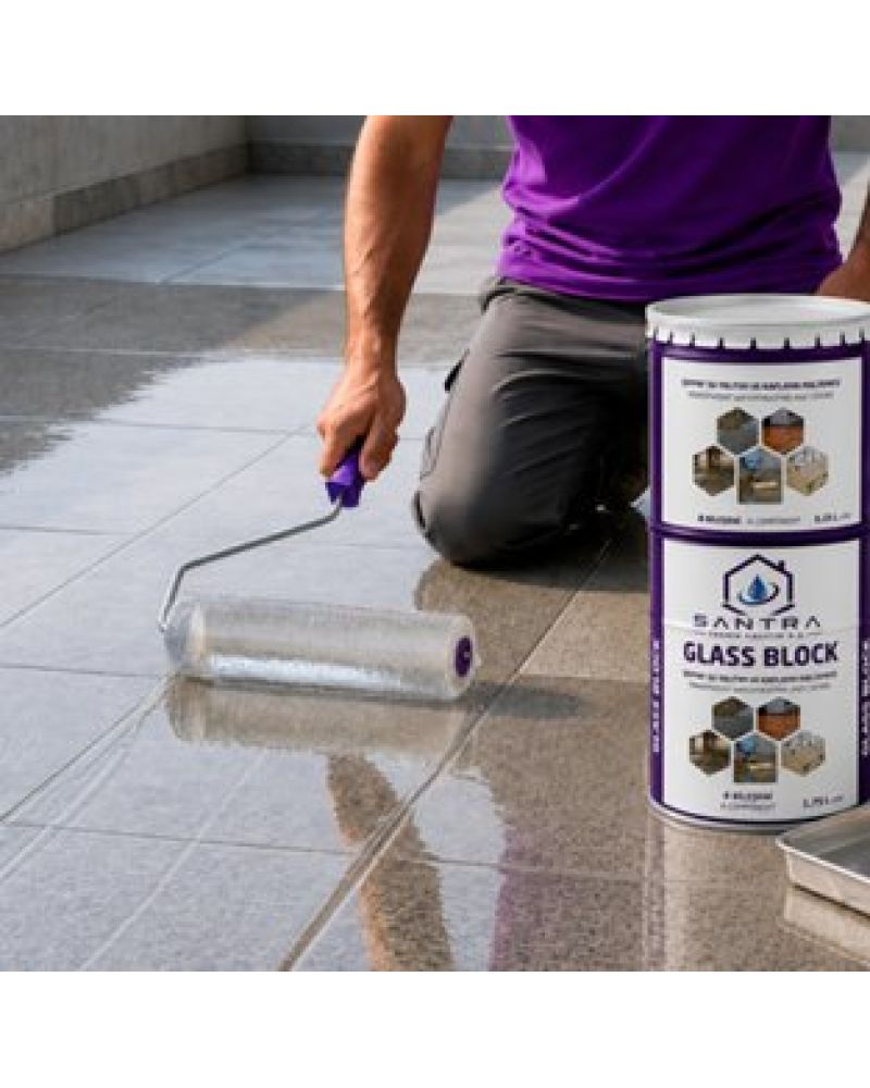 Glass Block Şeffaf Su Yalıtım ve Koruyucu Kaplama 4 LT