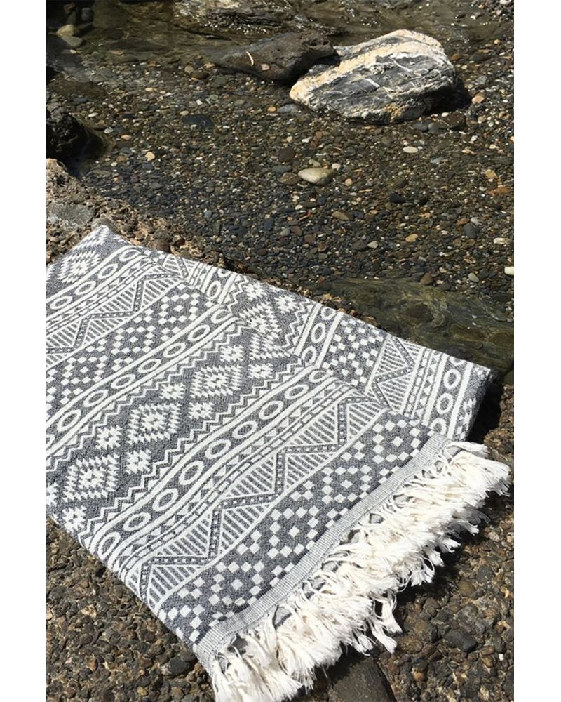 Cicim Kilim Peştemal - Siyah