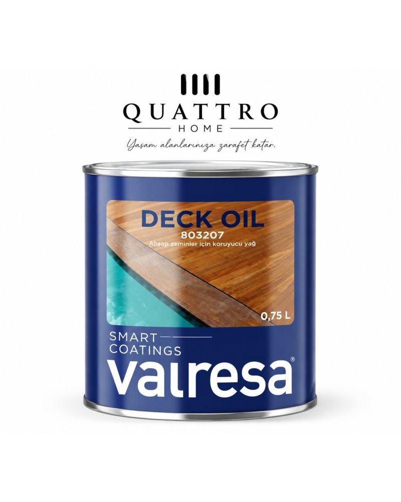 Valresa Deck Oil Ahşap Zemin Koruyucu Yağ 0,75 L