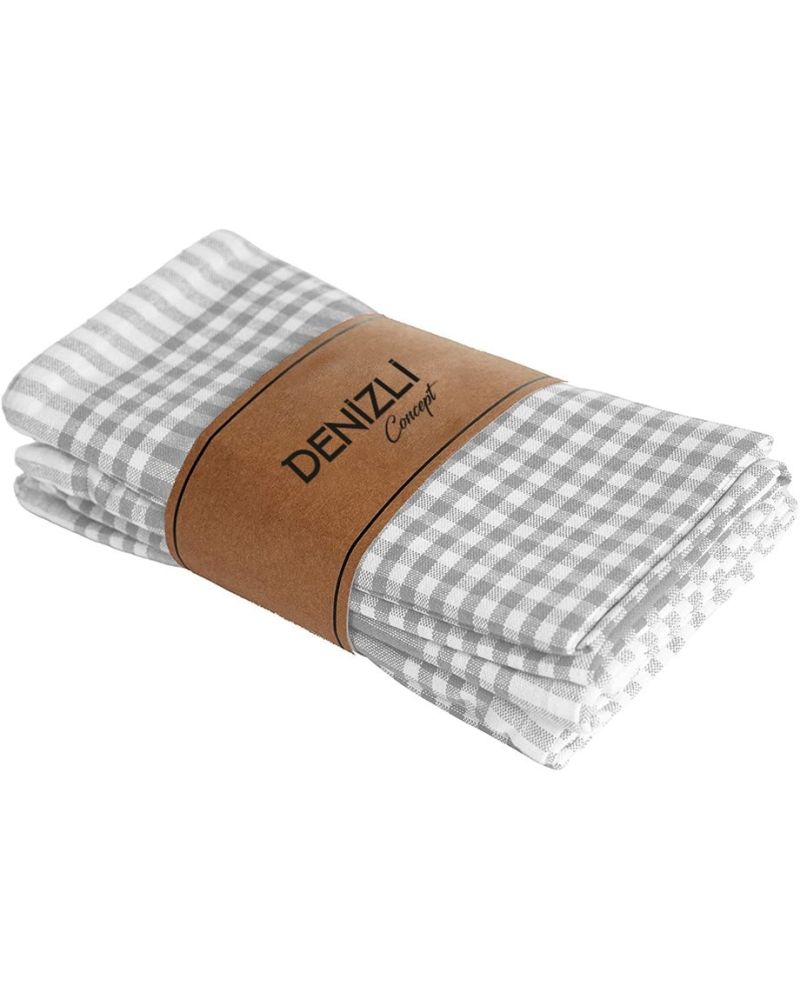 Pöti Kareli 5'li Kurulama Bezi - Gri