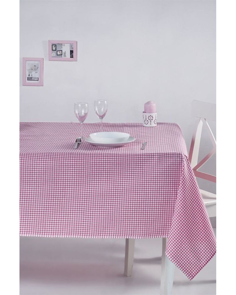 Pöti Kareli Masa Örtüsü - Pembe