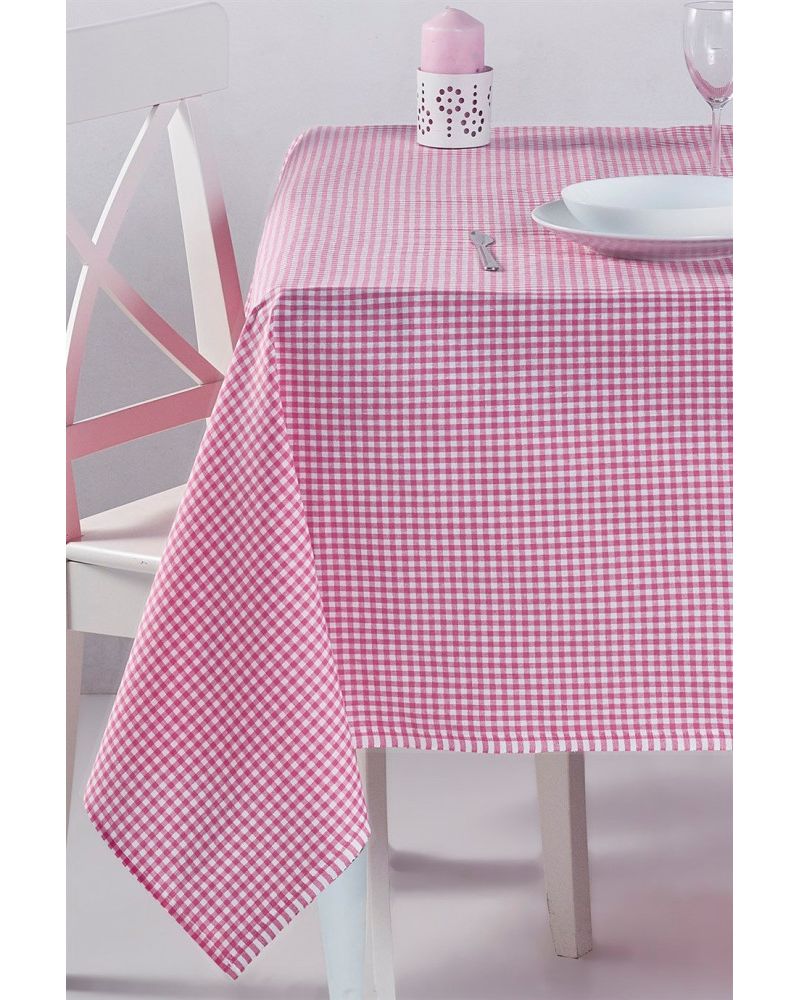 Pöti Kareli Masa Örtüsü - Pembe