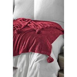 Puffy Wellsoft Battaniye - Bordo