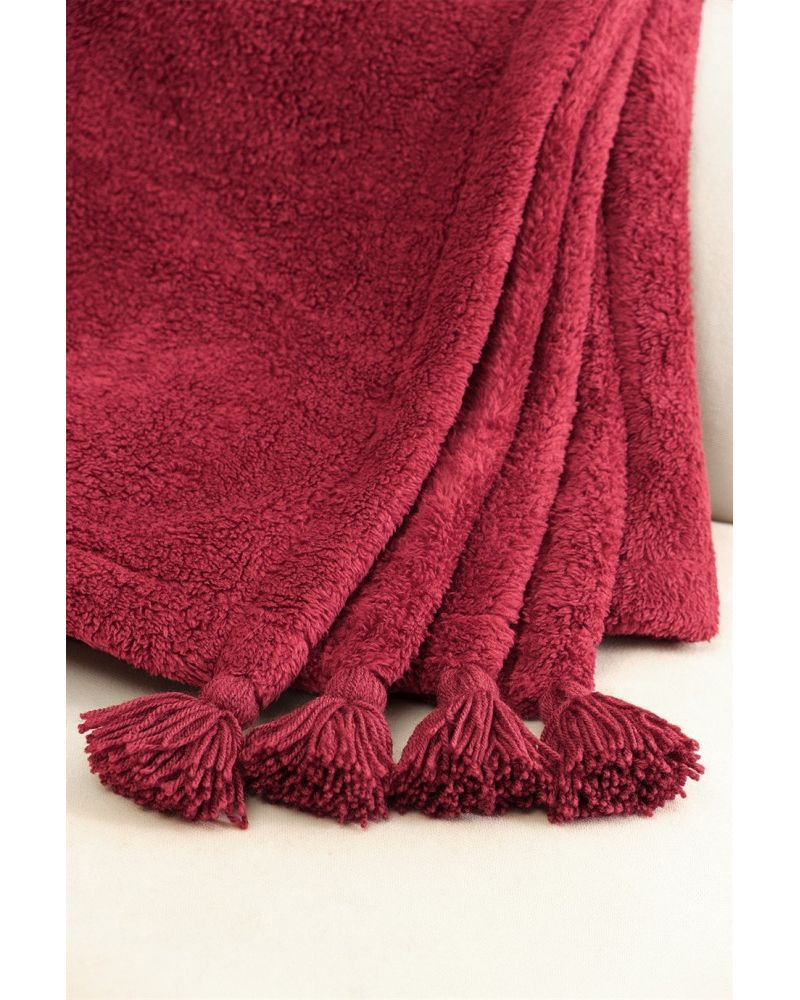 Puffy Wellsoft Battaniye - Bordo