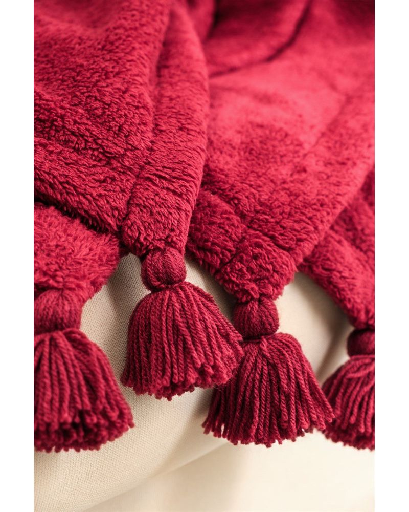 Puffy Wellsoft Battaniye - Bordo