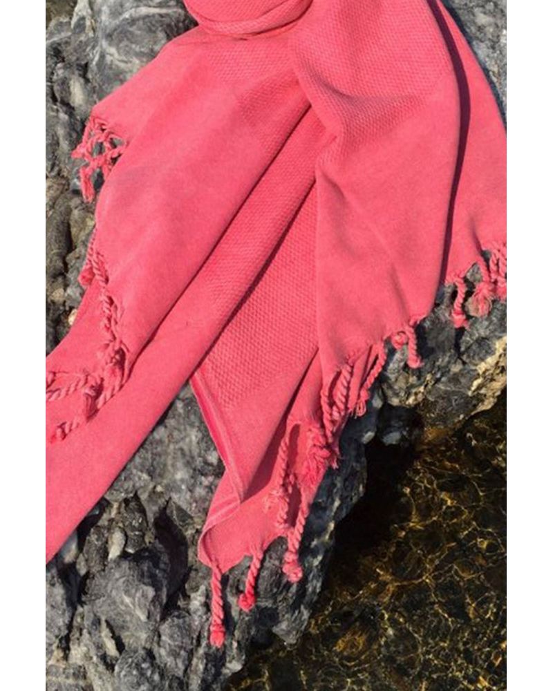 Taşlanmış Peştemal - Pembe