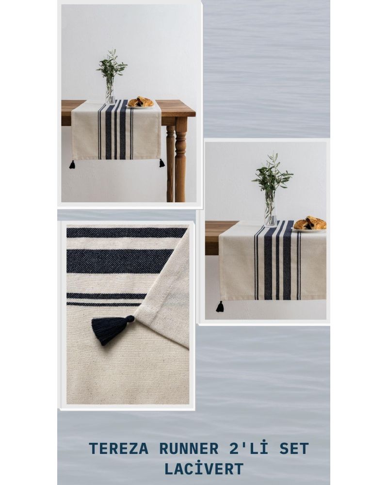 Tereza Runner 2'li Set - Lacivert