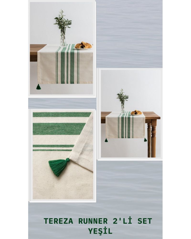 Tereza Runner 2'li Set - Yeşil