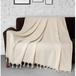 Trendy 2'li Set Koltuk Örtüsü - Naturel