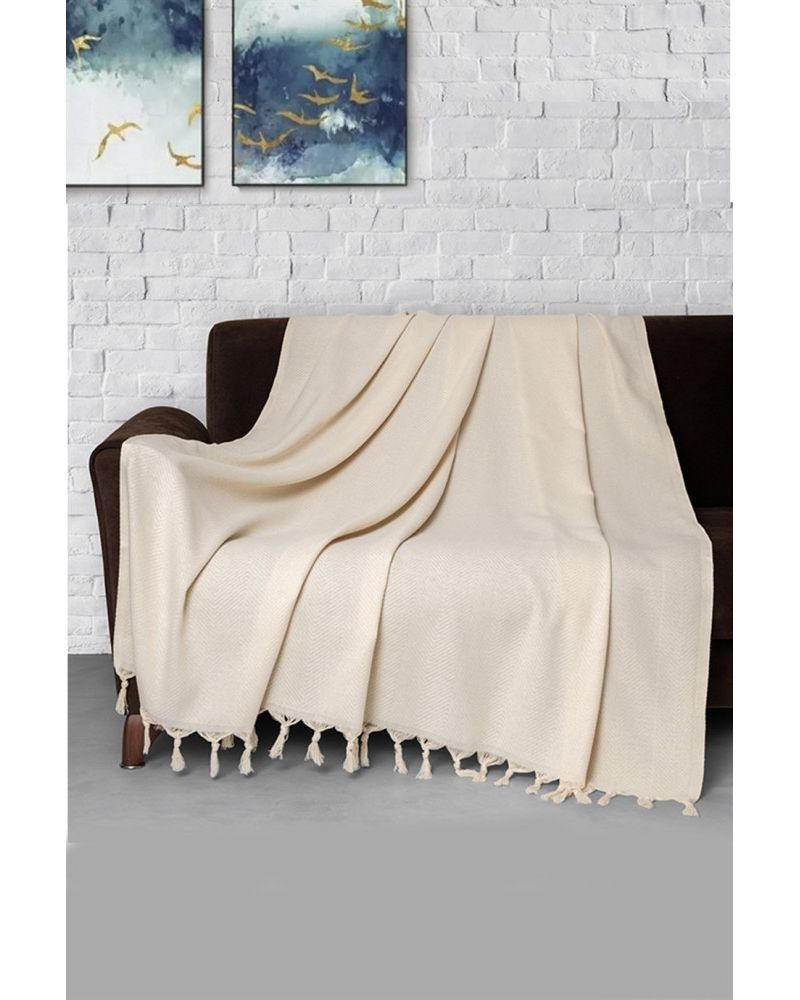 Trendy Koltuk Örtüsü - Naturel