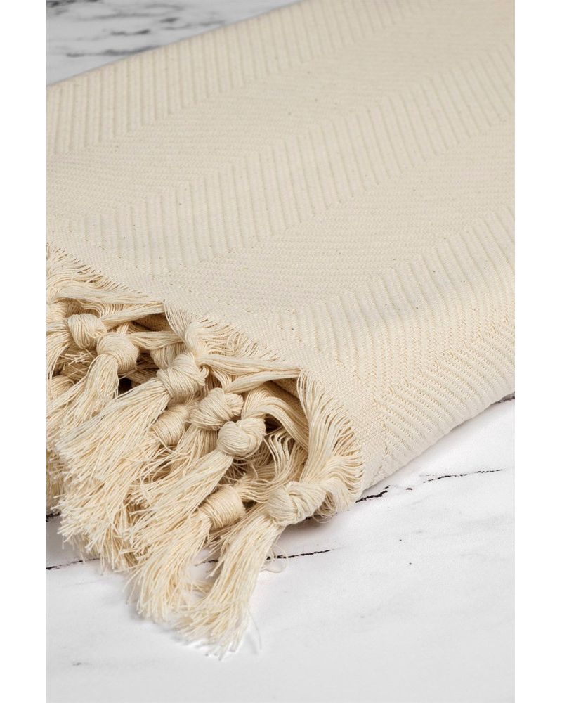 Trendy Koltuk Örtüsü - Naturel