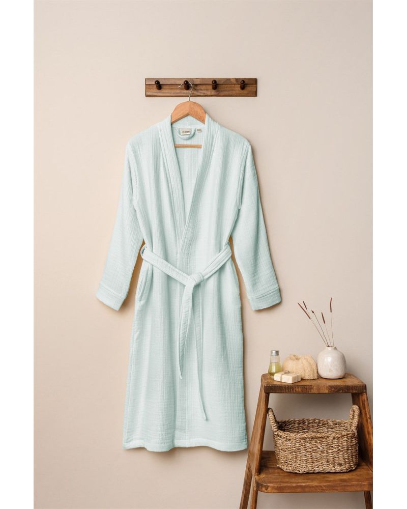 Unisex Kimono Bornoz - Mint