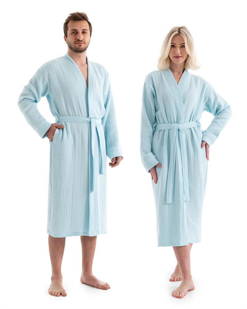 Unisex Kimono Bornoz - Mint
