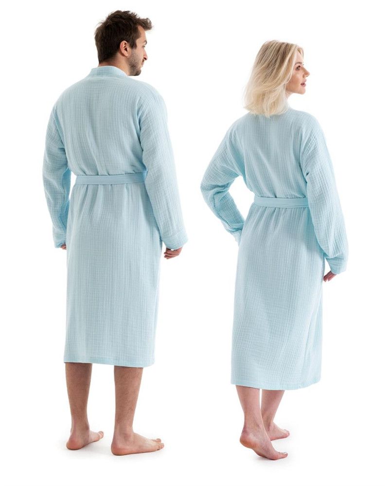 Unisex Kimono Bornoz - Mint