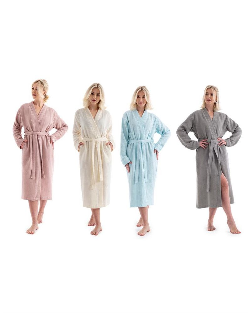 Unisex Kimono Bornoz - Mint