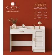 Merta Çalışma Masası – Modern Tasarım, MDF Gövde, Geniş Çalışma Alanı