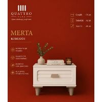 Merta Komodin – Modern Tasarım, MDF Gövde, Membran Kapak