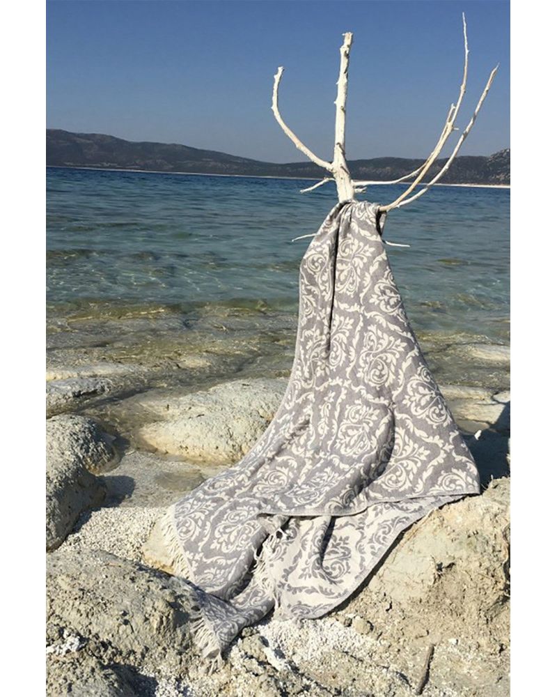 Barok Peştemal - Gri