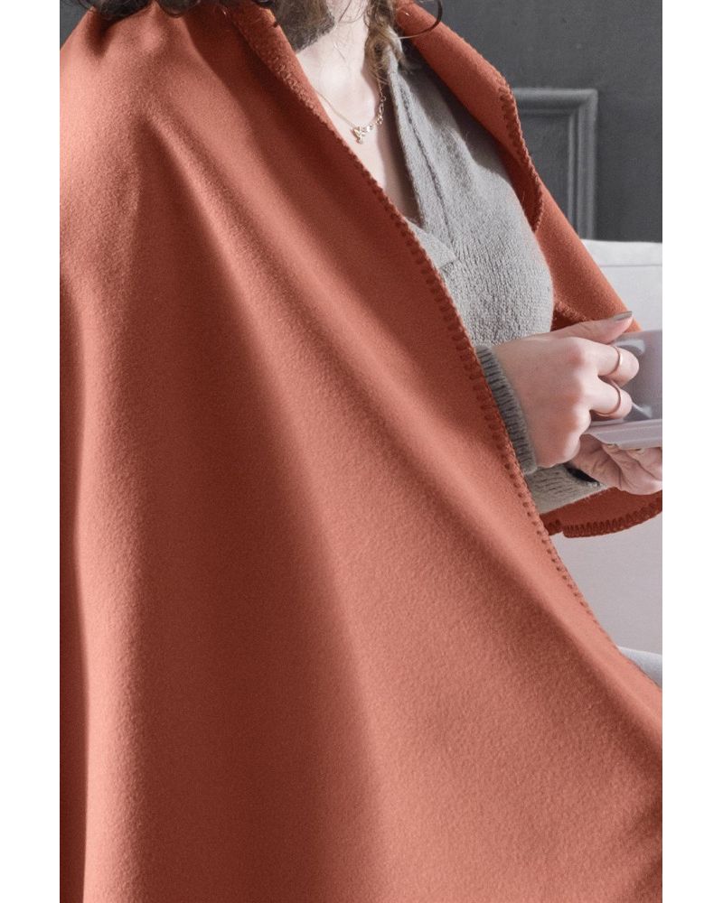 Bloom Polar Omuz Şalı - Kiremit
